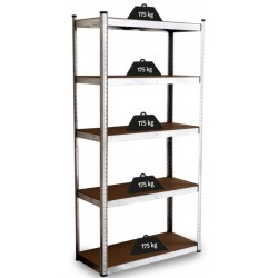 Raft metalic ZEUS 180 x 90 x 40 cm cu 5 polite